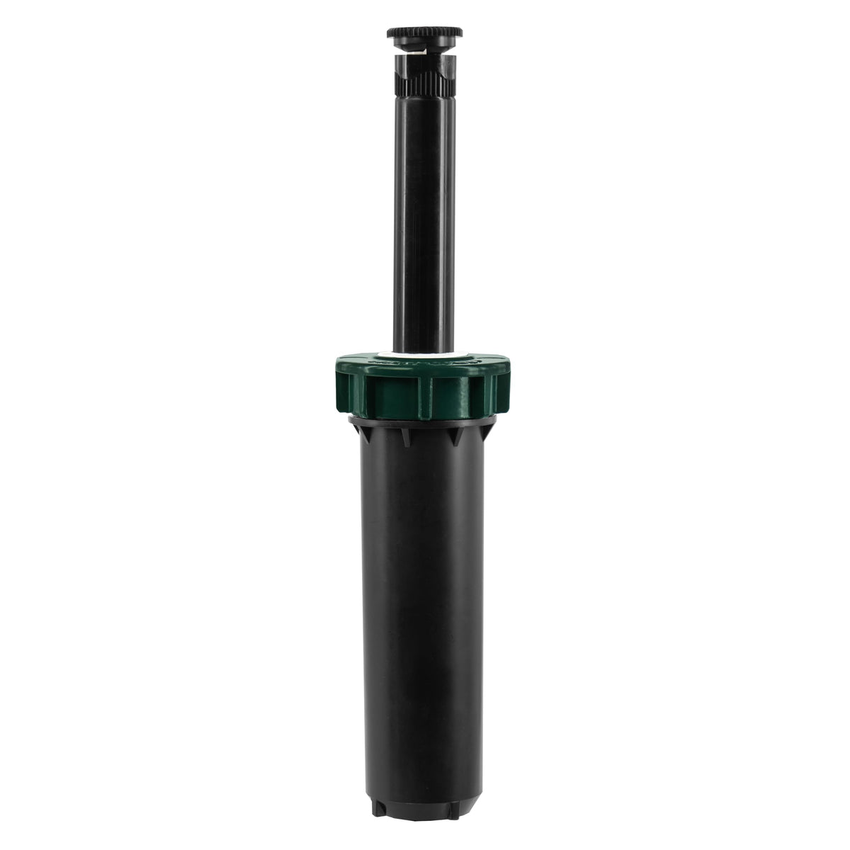 Orbit professional hard top spray head with metal cap protection for roadside installations.