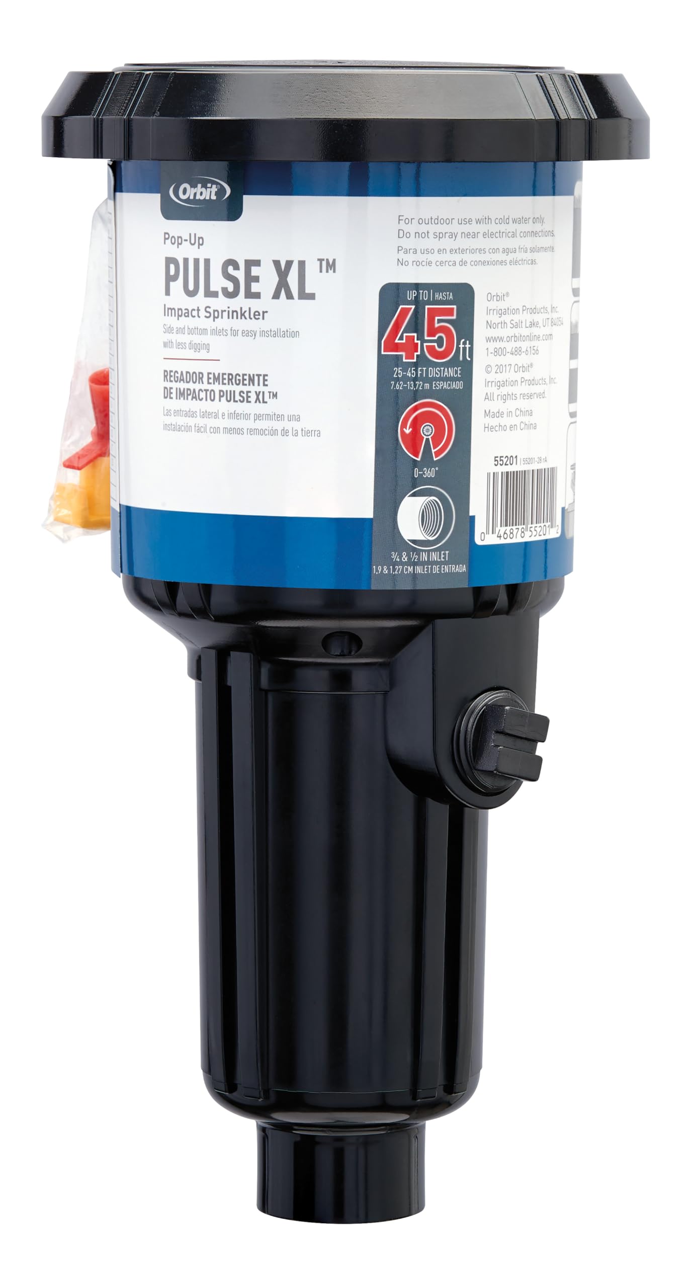 Orbit Pulse XL stainless steel components ensure durable, long-lasting operation