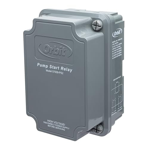 Orbit pump-start-relay outdoor enclosure shown in weather-resistant housing