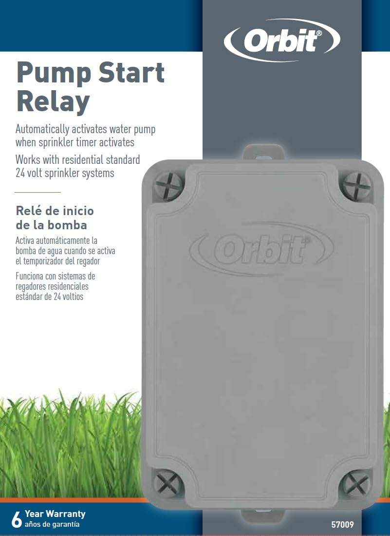 Orbit pump-start-relay weather-resistant enclosure ready for outdoor installation