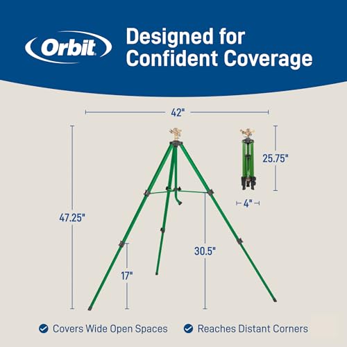 Orbit sprinkler system ideal for residential yards and contractor projects.