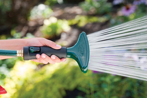 Orbit rubberized comfort grip keeps hands cool and comfortable during long watering sessions.