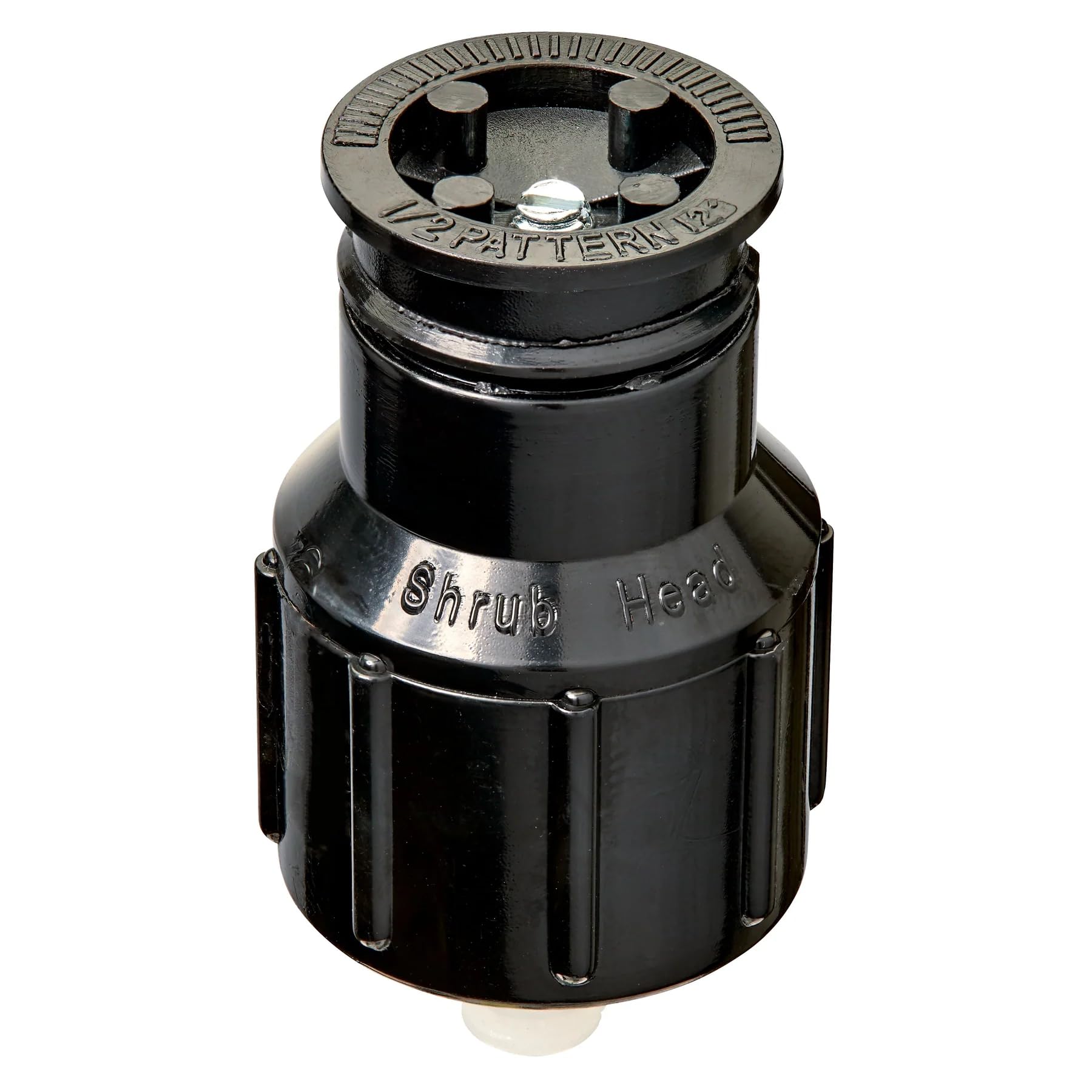 Orbit Shrub Sprinkler Head with built-in filter prevents clogs during irrigation