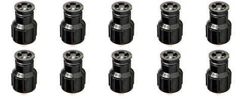 Orbit Shrub Sprinkler Head with half-pattern spray for efficient shrub watering