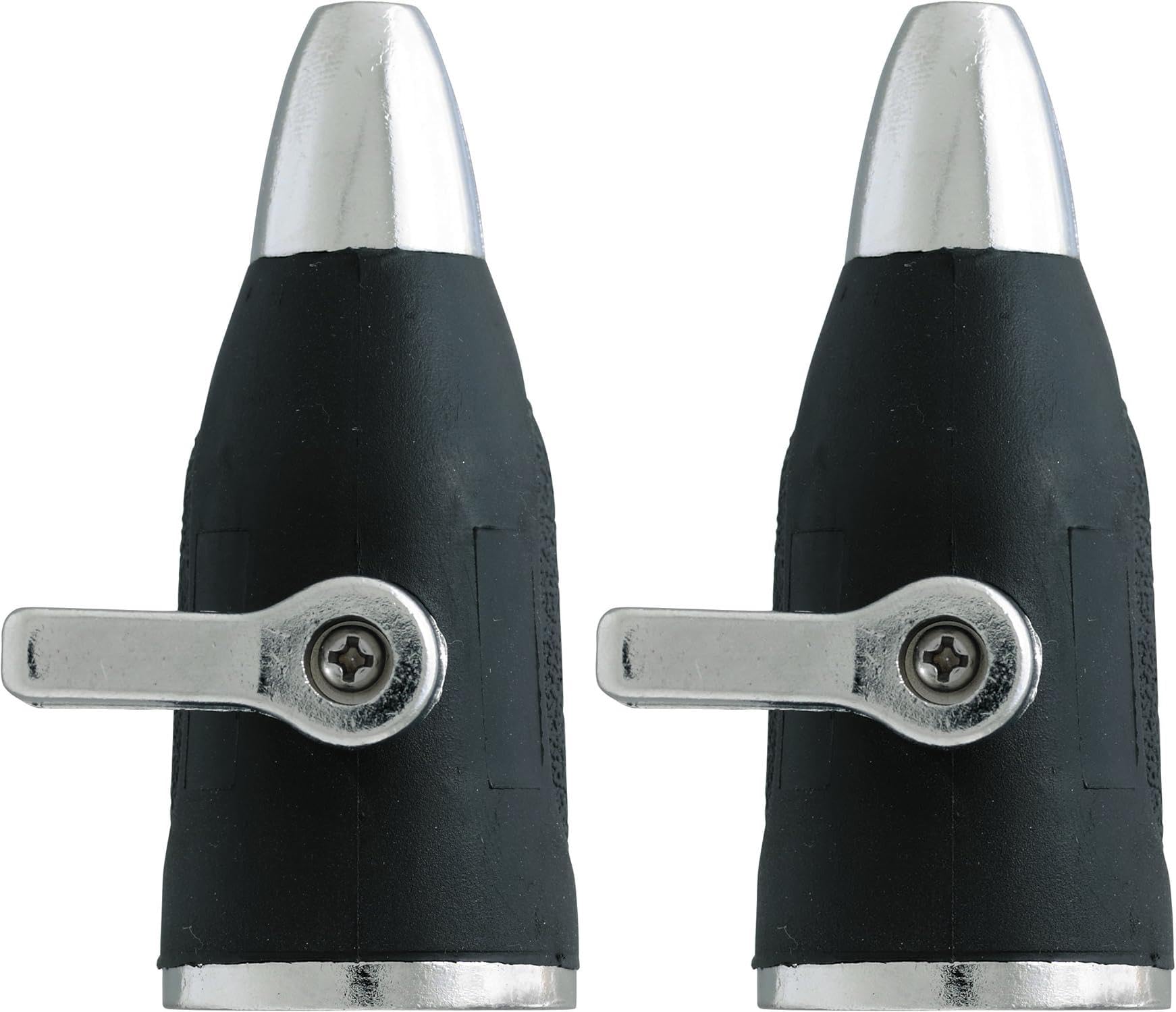 Orbit SunMate hose-end nozzle front view shows powerful jet spray for tough dirt.