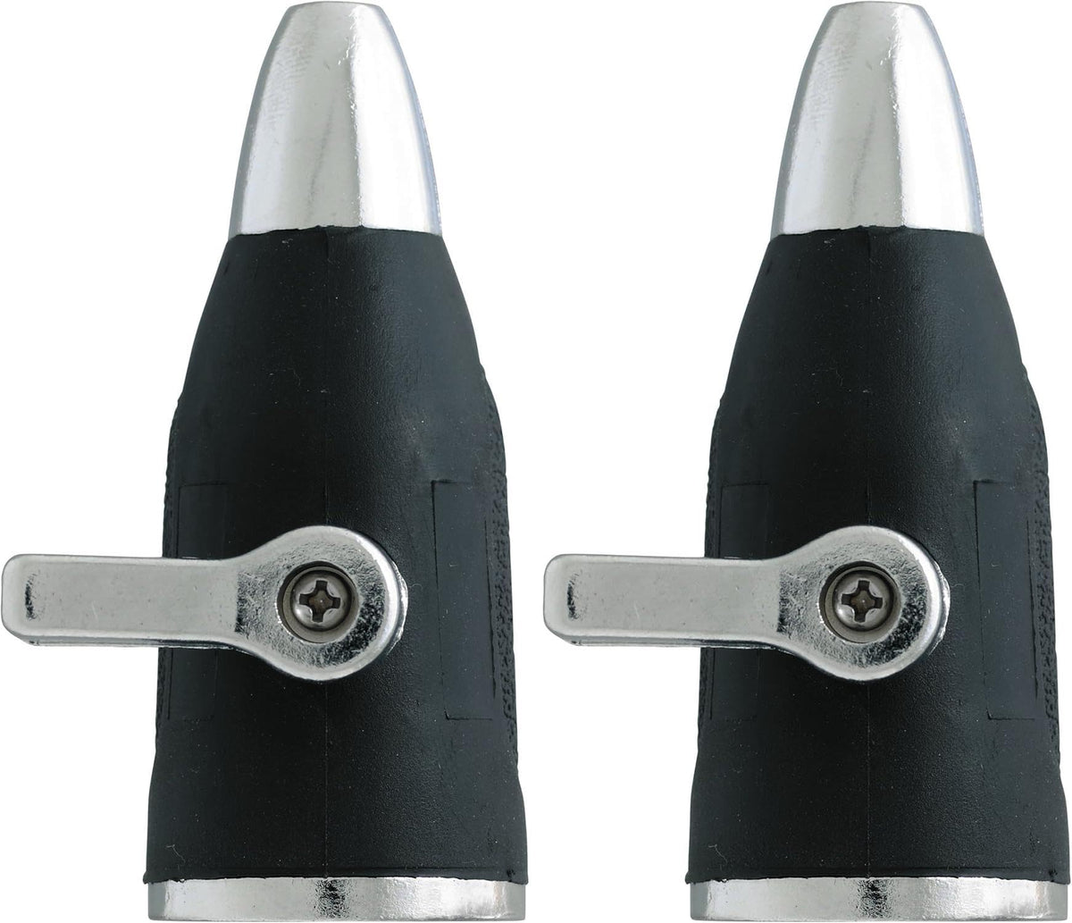 Orbit SunMate hose-end nozzle front view shows powerful jet spray for tough dirt.