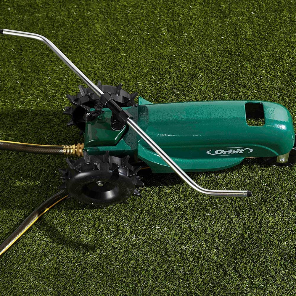 Orbit Traveling Sprinkler front wheel replacement ensures steady watering paths.