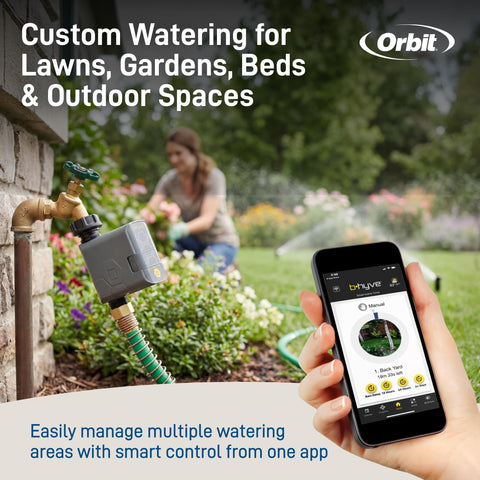 Orbit water-conservation feature helps reduce waste during watering