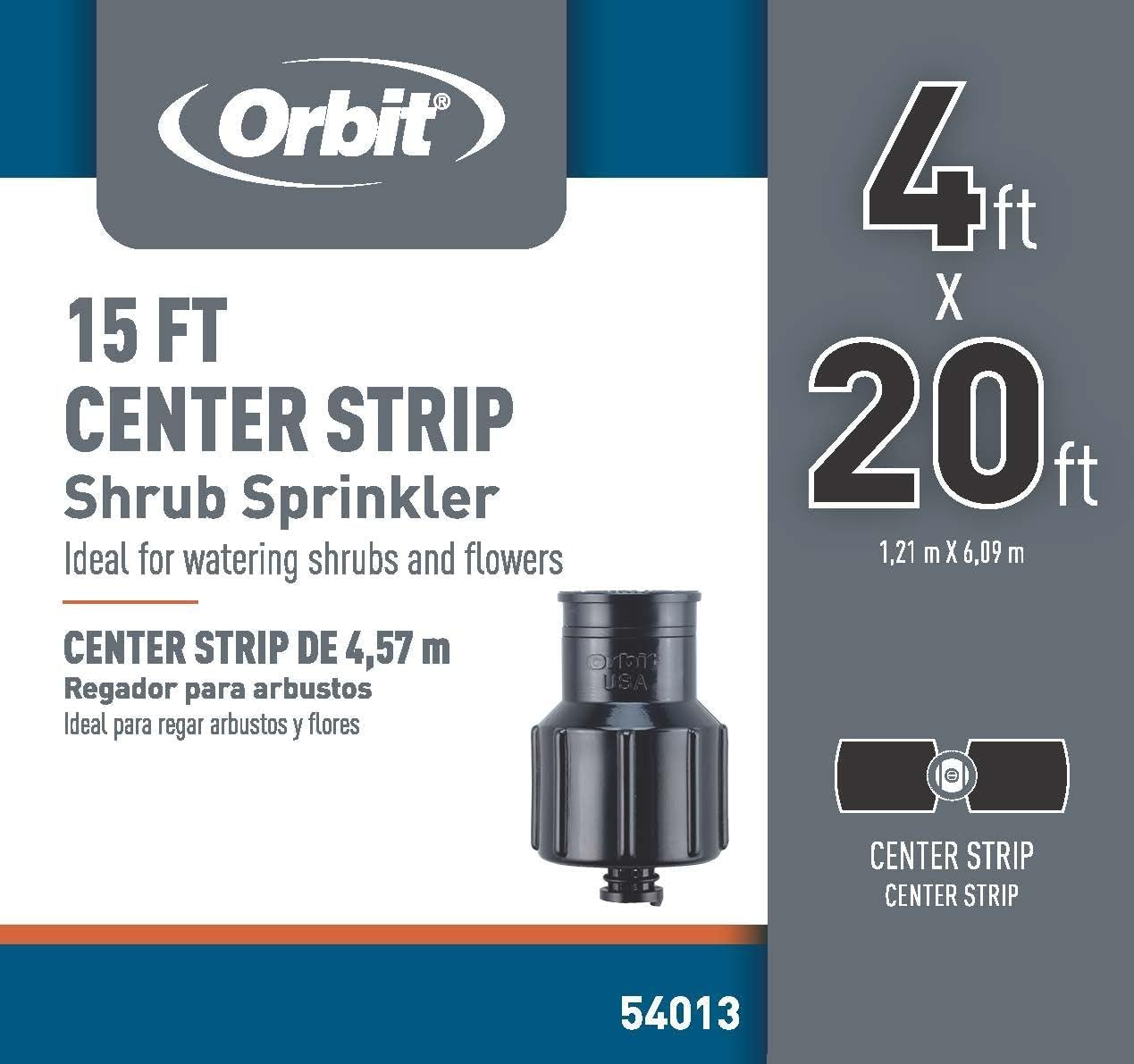 Orbit Watermaster shrub sprinkler head installation demonstrating easy riser hookup