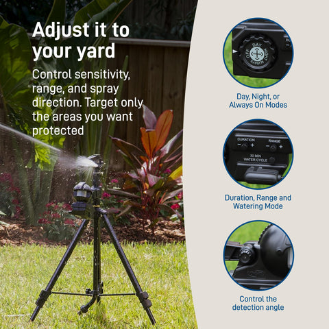 Orbit Yard Enforcer timed watering at 30 minutes supports plant care.