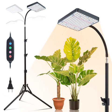 Orchbloom 25W grow light on a sturdy stand for adjustable indoor illumination.