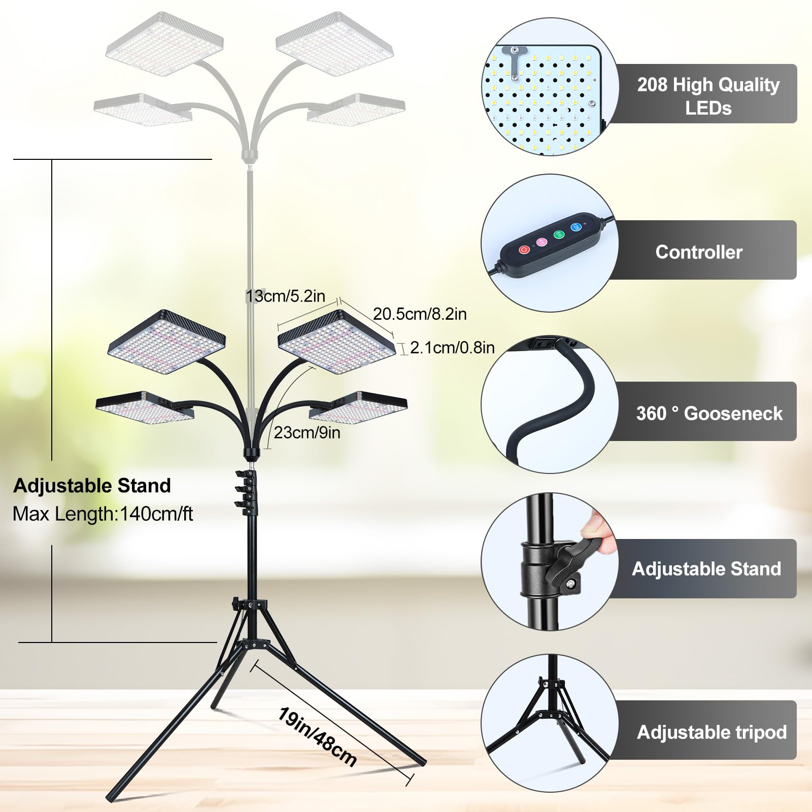 Orchbloom timer function enables auto on/off for routine care