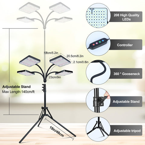 Orchbloom timer function enables auto on/off for routine care