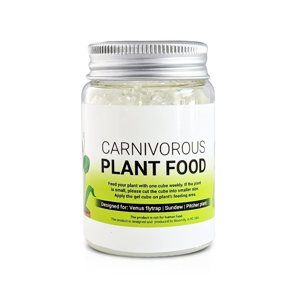 Orchid Gene Venus Flytrap Food solid gel cubes support healthy growth.