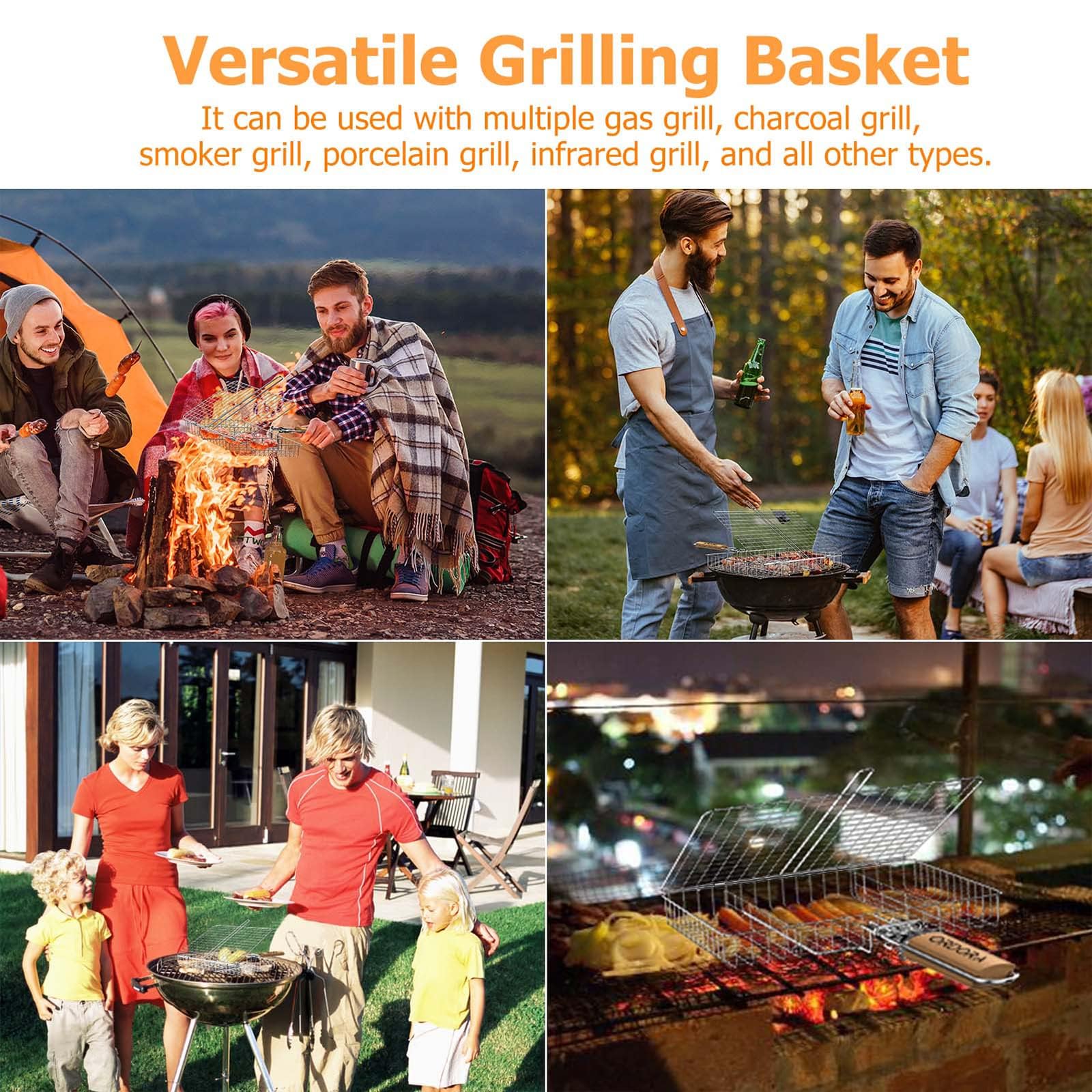 ORDORA easy-to-clean grill basket after grilling sessions