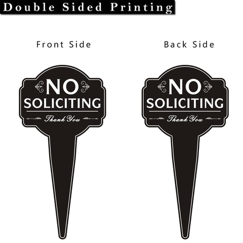 Oreadex yard sign in black complements curb appeal while protecting privacy.