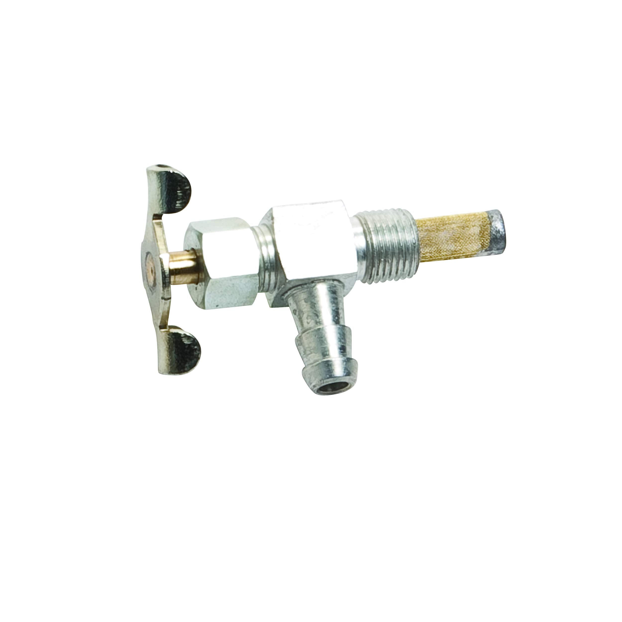 Oregon 07-400 fuel line shut-off valve with 1-8 inch pipe thread, ideal for mower fuel control