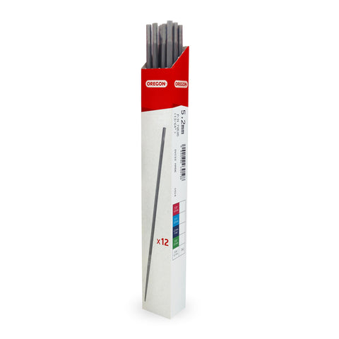Oregon 12-pack 7/32-inch round chainsaw file for easy sharpening