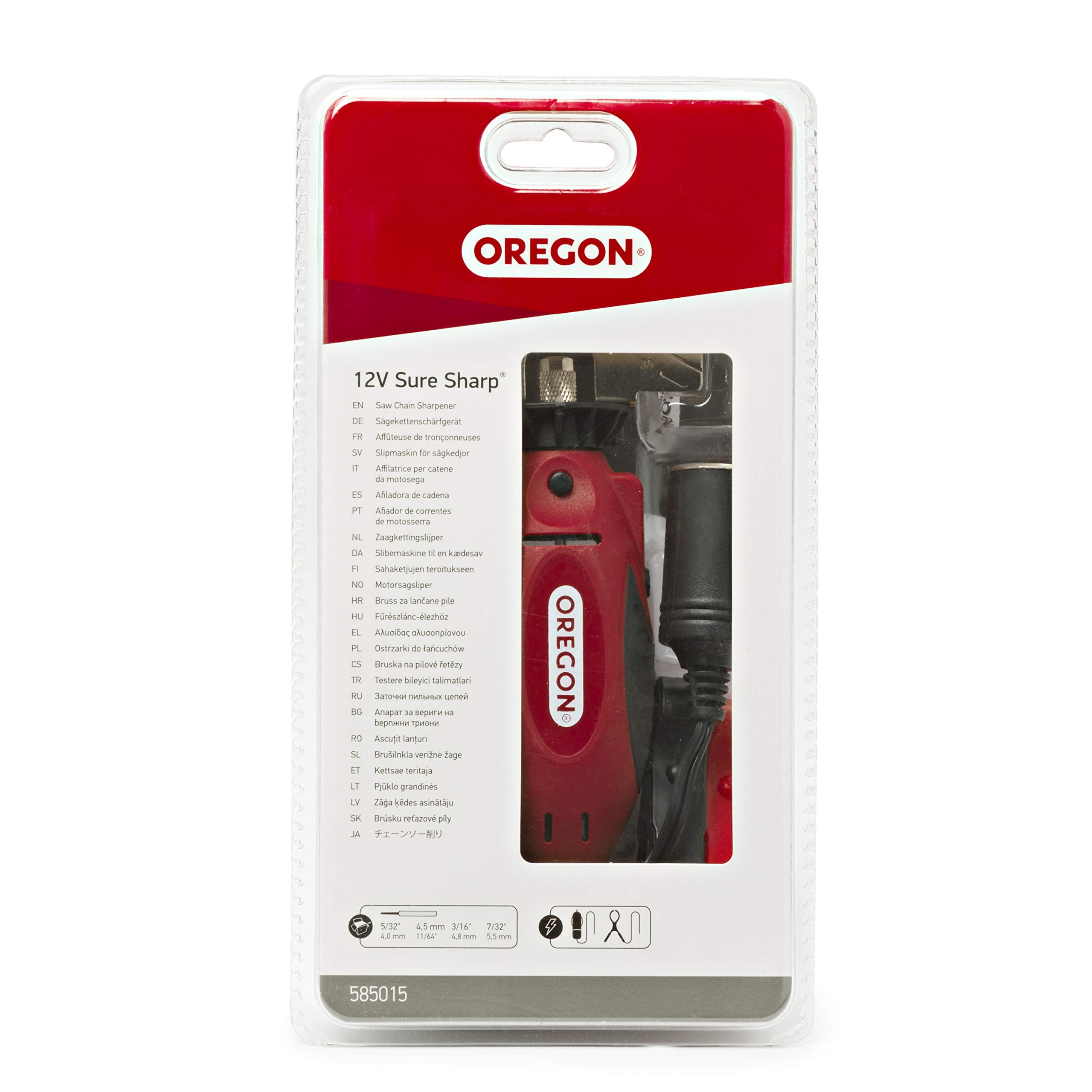 Oregon 12V Sure Sharp kit and packaging for easy transport