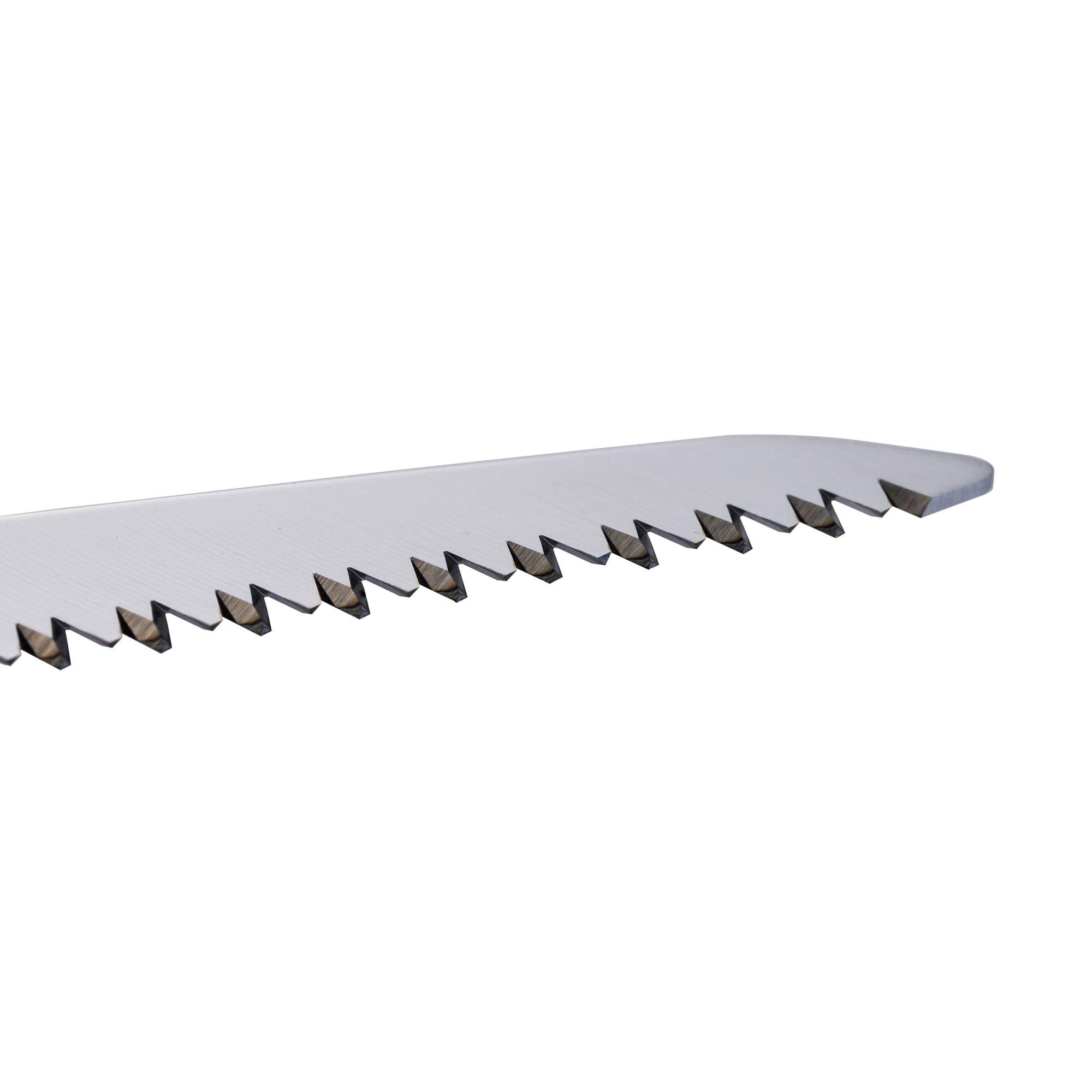 Oregon curved saw teeth reduce friction with tri-edge design for smooth cutting.