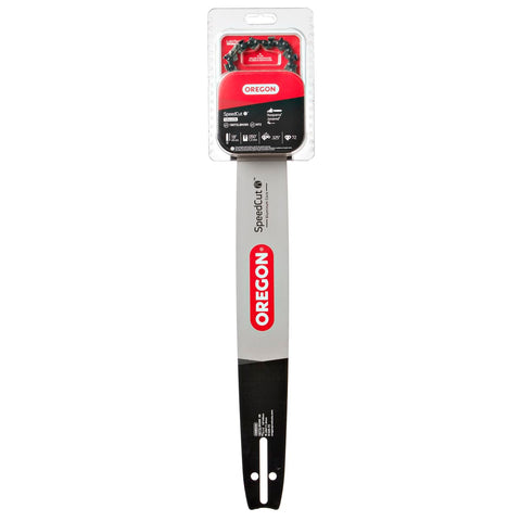 Oregon 18-inch bar with M72 SpeedCut chain for Husqvarna compatibility
