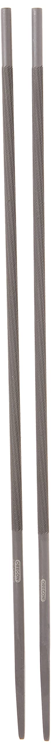 Oregon 23577 round files in packaging highlight premium steel quality for precise sharpening