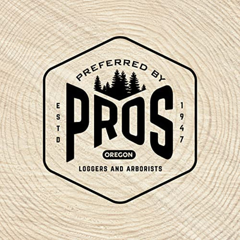 Oregon 25896 sharpening guide included for easy step-by-step maintenance.