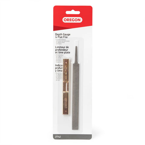 Oregon 27742 depth gauge tool with drop-center precision for consistent chain alignment