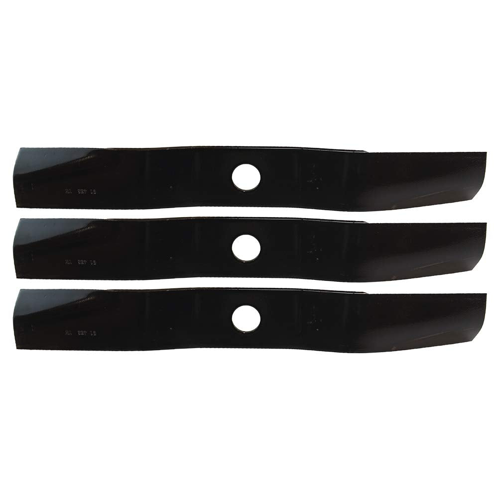 Oregon 3-pack mower blades pack-shot for 54-inch center-mount mowers, built for dependable mowing sessions