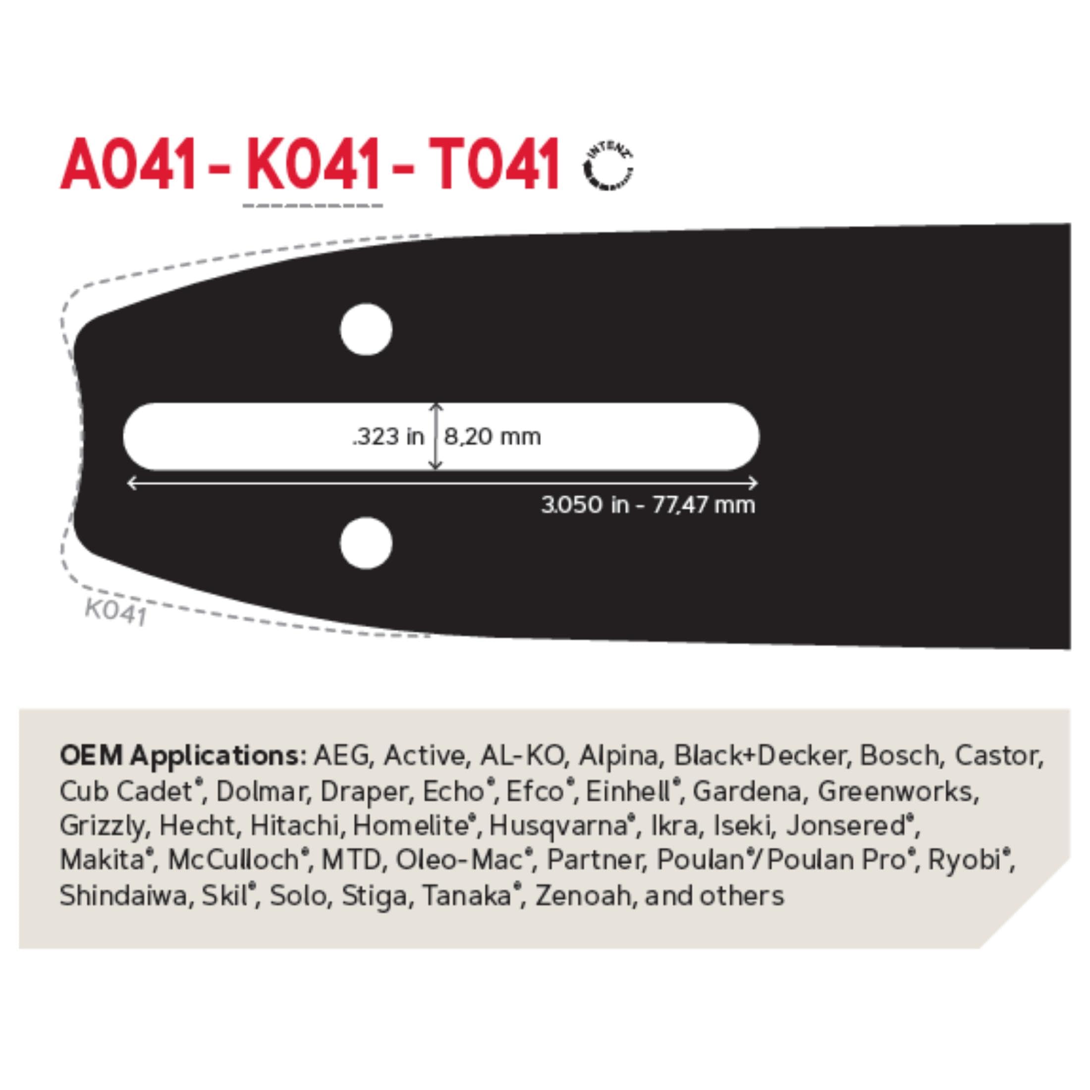 Oregon 37977 US-made bar and chain kit ships with quality fit.