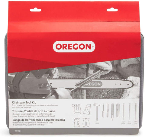 Oregon 5-32 round files for precise sharpening on rugged wood tasks.