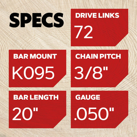 Oregon 584271 LubriTec oiling system reduces friction for longer life