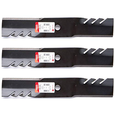 Oregon 596-354 G5 Gator blade pack for John Deere compatibility boosts cutting performance.