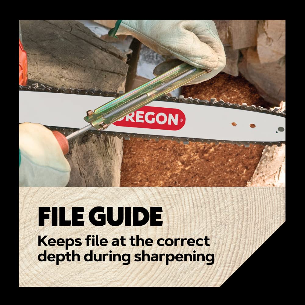 Oregon 6-inch flat file for accurate filing and leveling.