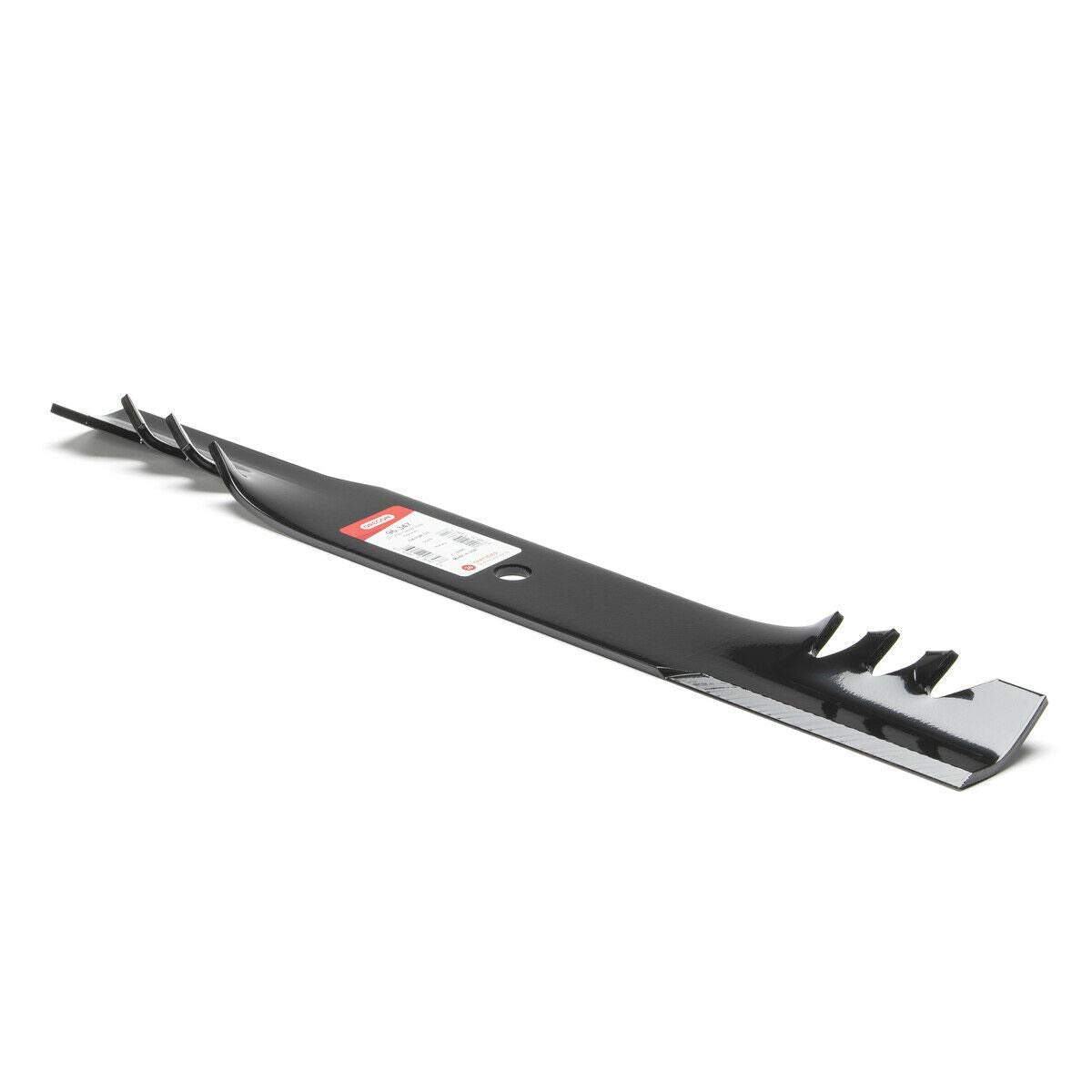Oregon blades installed on lawn mower deliver even cut potential.