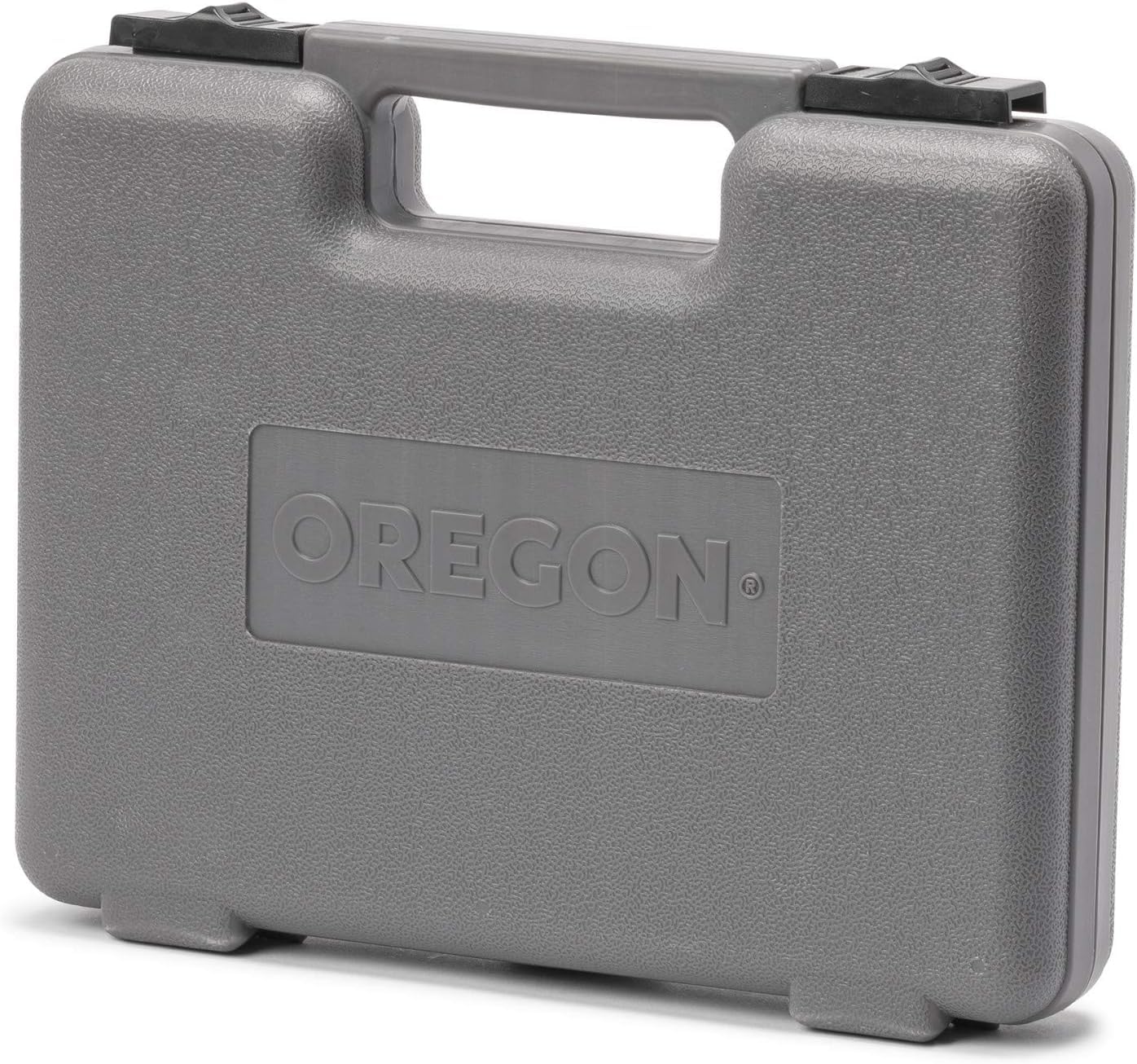 Oregon 7-32 round files enabling controlled edge restoration in tough wood.