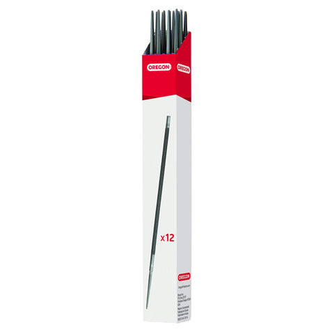 Oregon 70503/80503 3/16-inch file close-up shows precision teeth for smoother sharpening