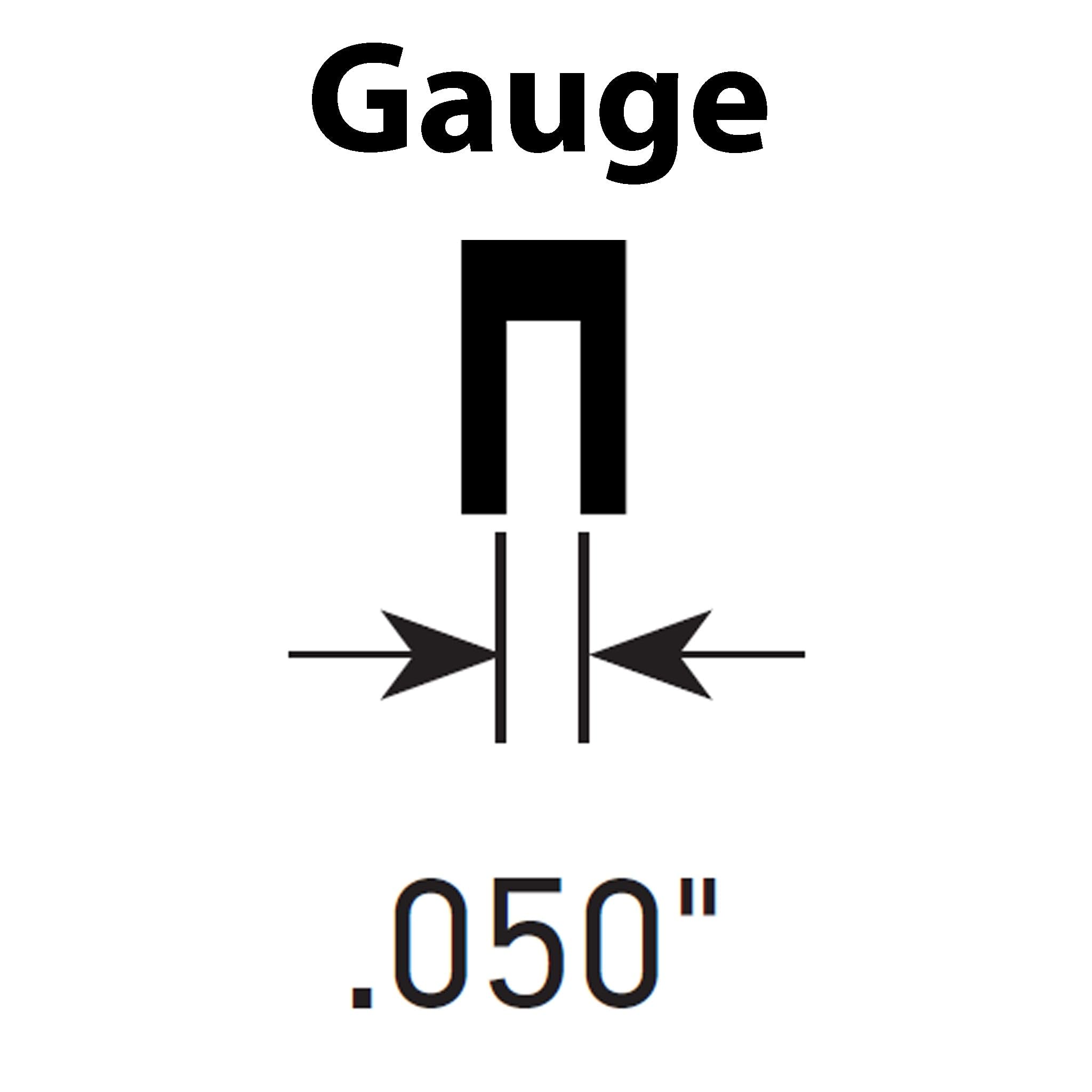 Expanded top plate indicators on Oregon PowerCut 72EXJ072G aid sharpening.