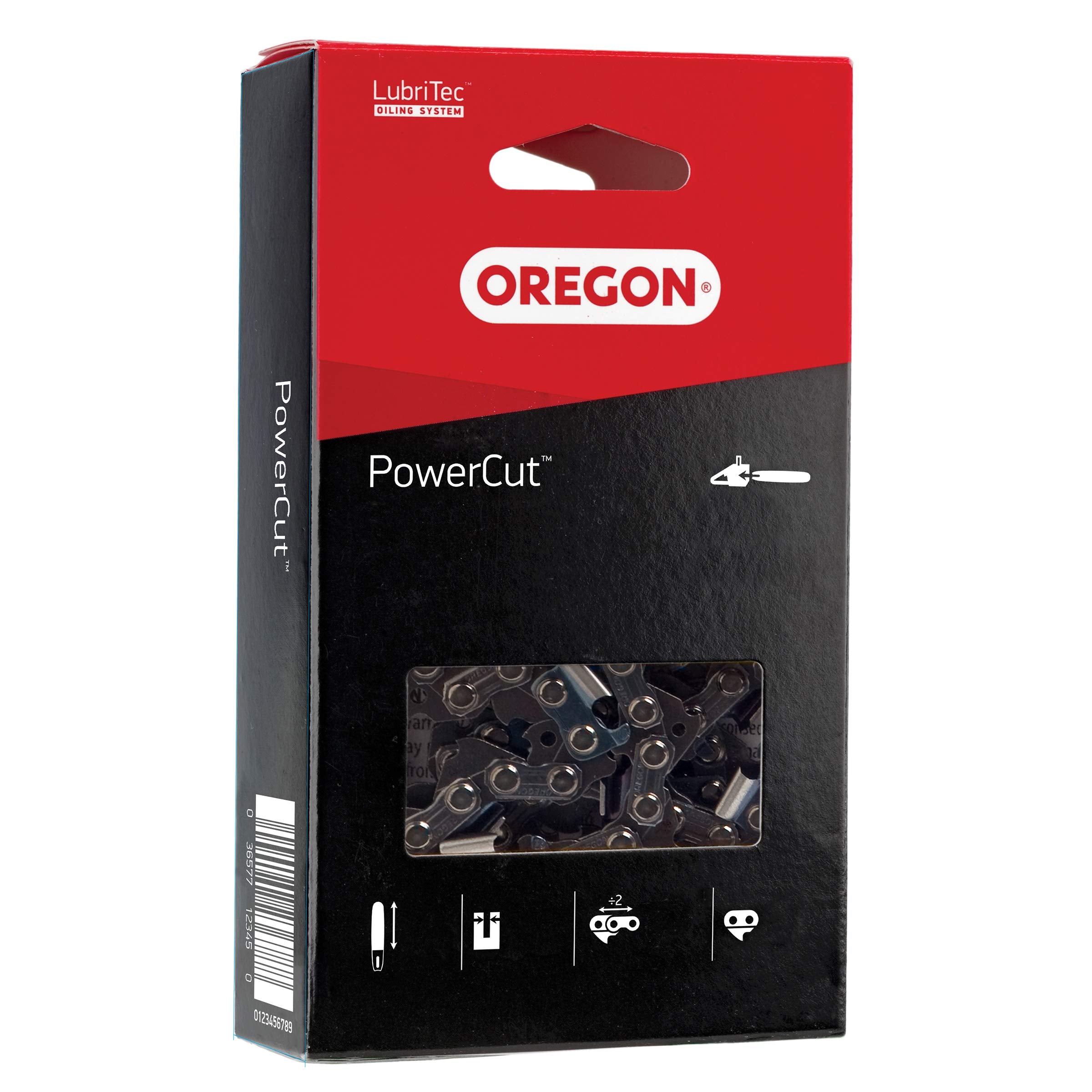 Oregon 72EXJ091G blue cutters offering corrosion protection during tough cuts