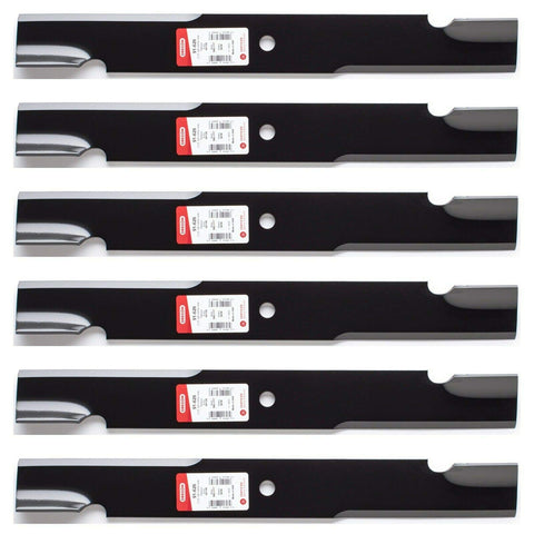 Oregon 91-626 blade close-up with sharp edge for precise mowing
