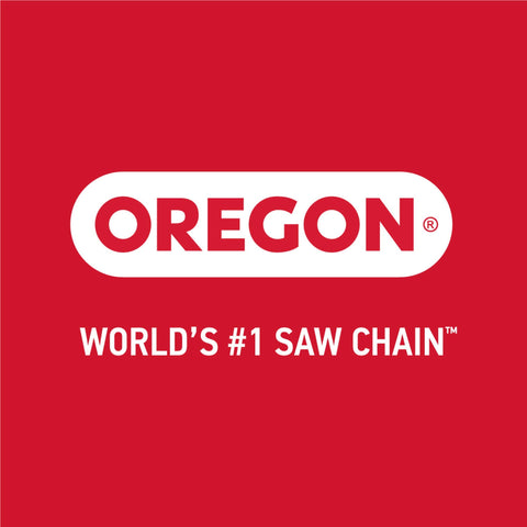 Oregon A42 Lubri-Tec oiling system illustration emphasizes longer chain life