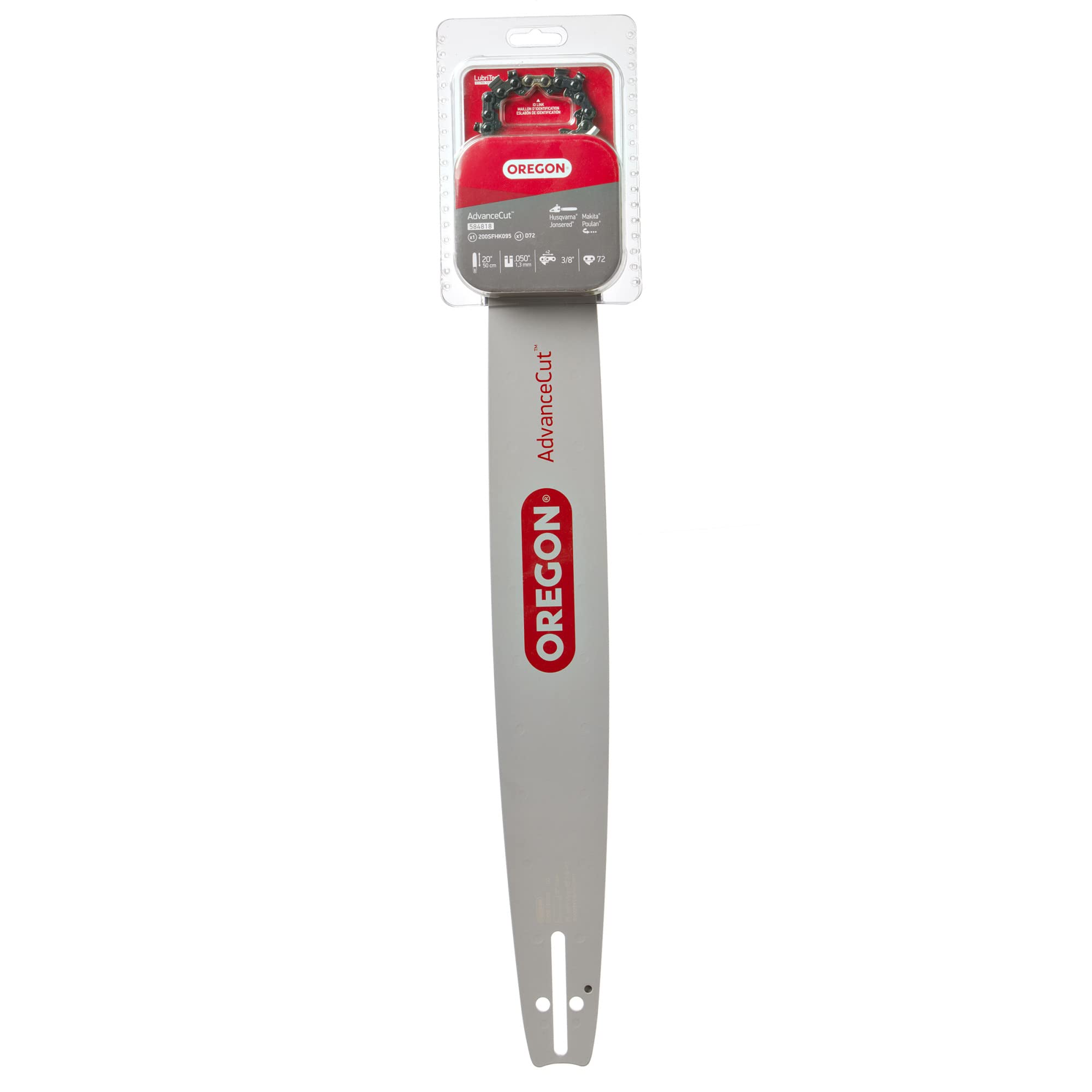 Saw in use with Oregon AdvanceCut delivering smooth wood cuts
