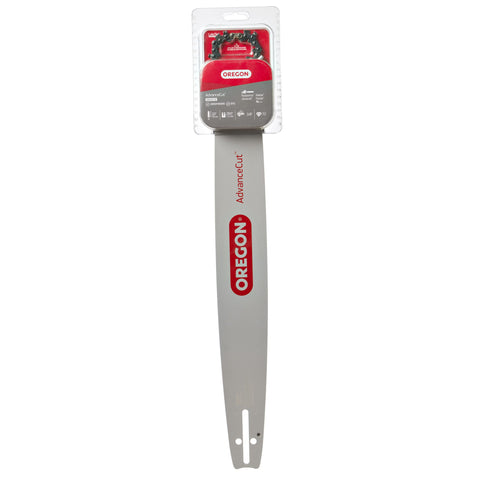 Saw in use with Oregon AdvanceCut delivering smooth wood cuts