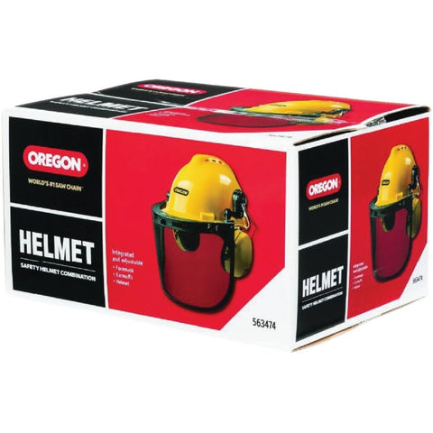 ANSI-tested Oregon helmet ensures standards-compliant head protection on the job site