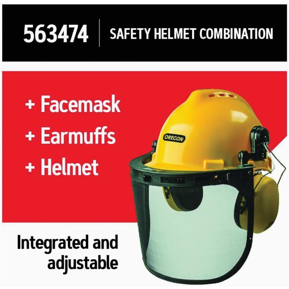 Detachable sun peak keeps sun out of eyes, improving visibility while trimming or pruning