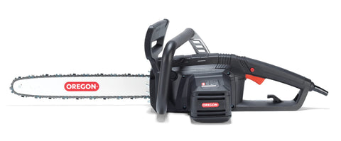 Oregon CS1400 front chain brake for added safety.