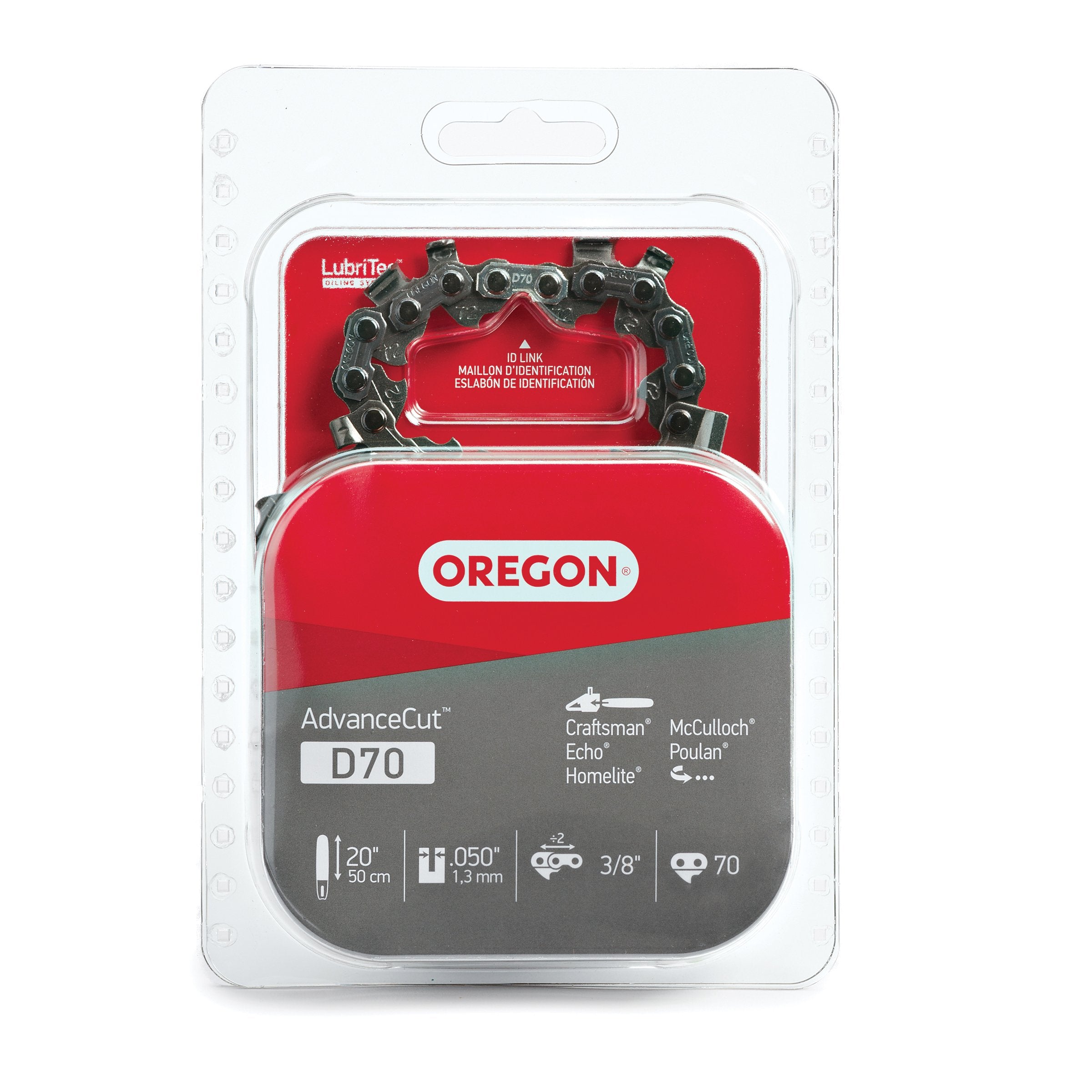 Oregon D70 AdvanceCut for 20in bar smoother, faster cuts