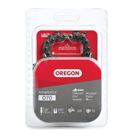 Oregon D70 AdvanceCut for 20in bar smoother, faster cuts