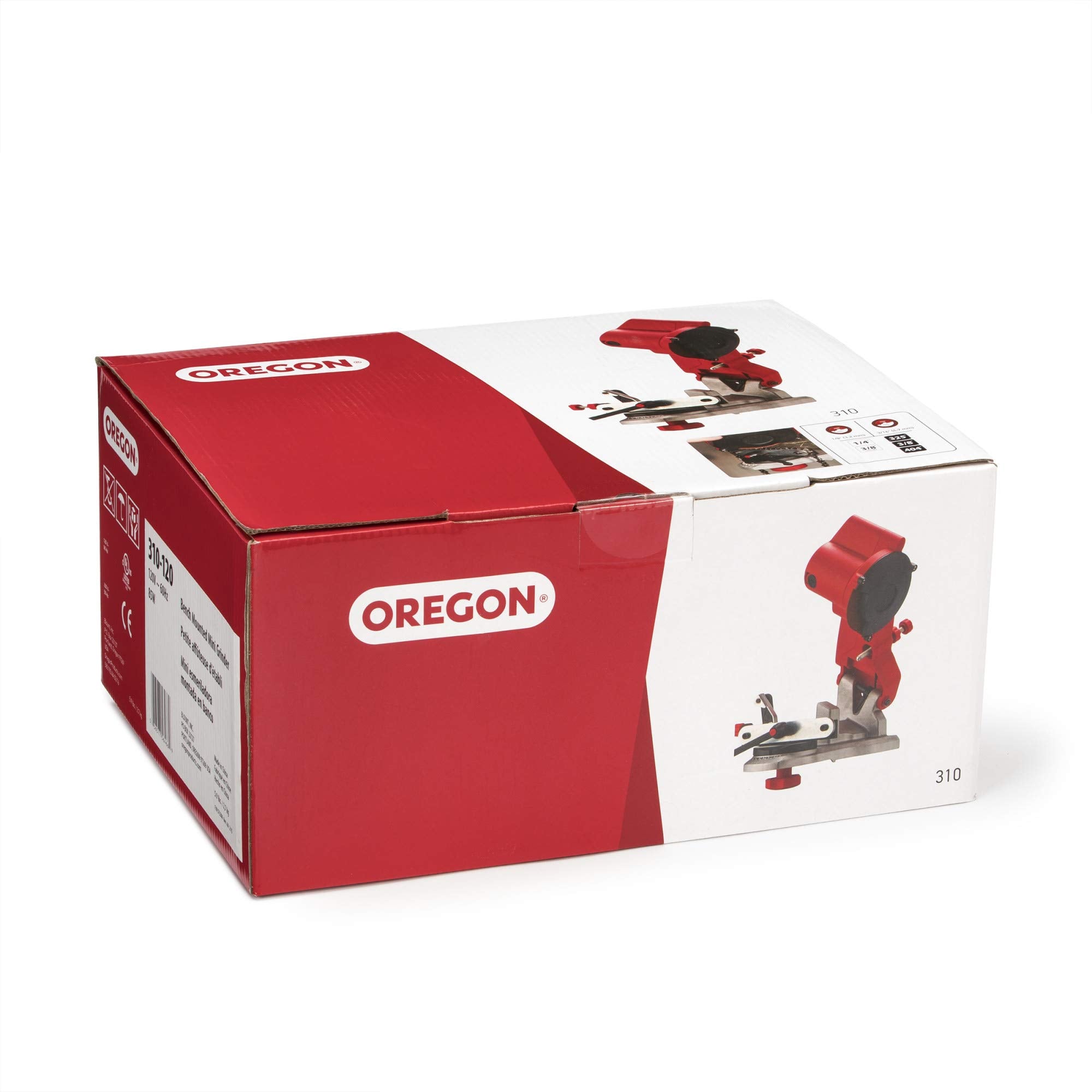 Oregon dressing brick and profile guide help achieve consistent grind profiles