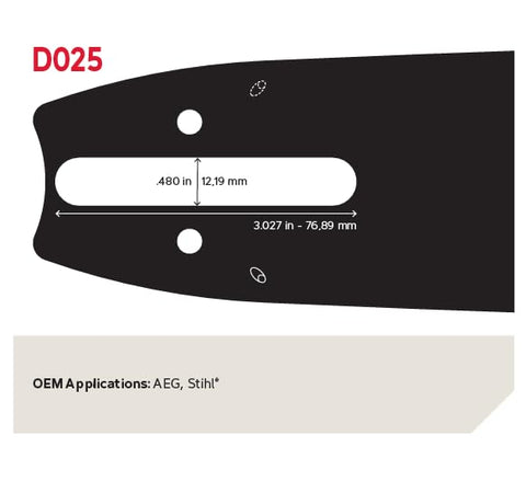 Durable Oregon bar and chain for professional cutting